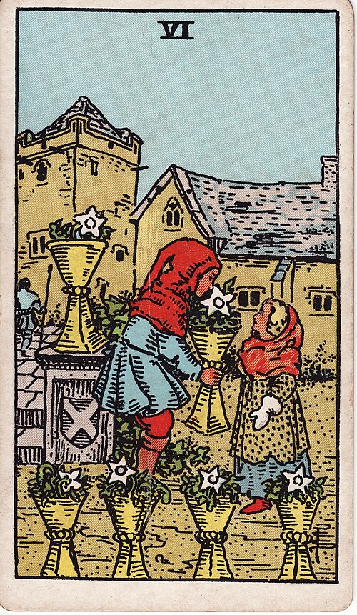 聖杯六(Six of Cups)塔羅牌