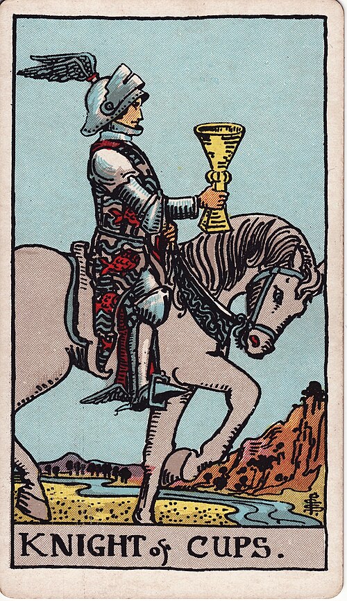 聖杯騎士(Knight of Cups)塔羅牌