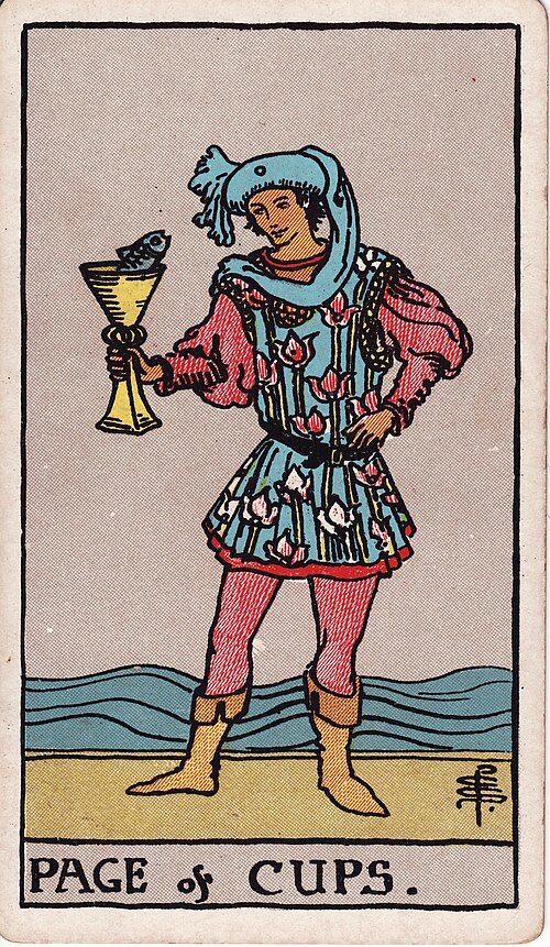 聖杯侍者(Page of Cups)塔羅牌