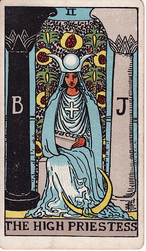 女祭司(The High Priestess)塔羅牌