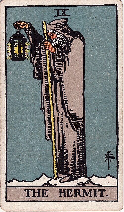 隱者(The Hermit)塔羅牌