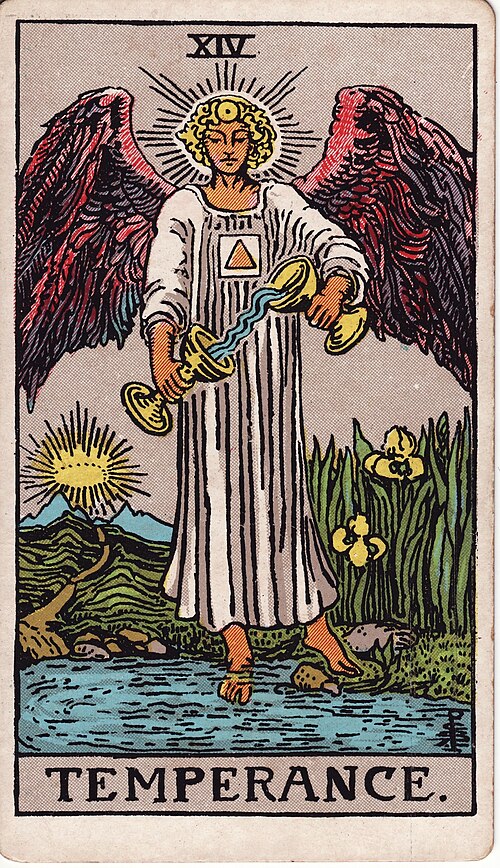 節制(Temperance)塔羅牌
