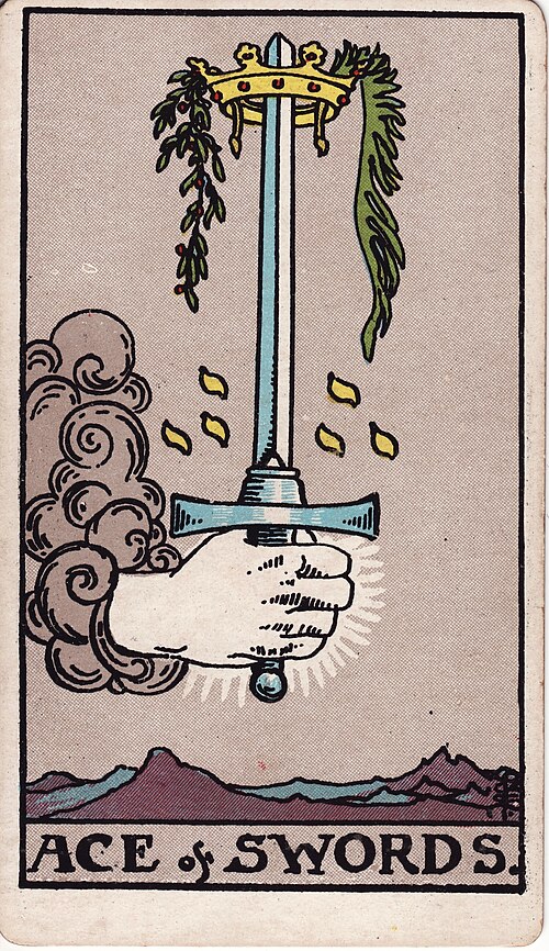 寶劍一(Ace of Swords)塔羅牌